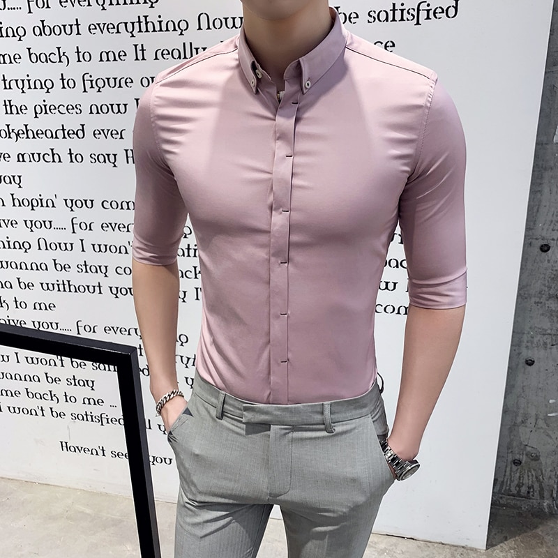 Half Sleeve Shirts Mens Dress - ExpoShirts.com